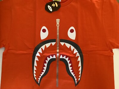 186004 BAPE×F.C.R.B コラボＴシャツ SHARK TEE S ブラック コットン [0000000000552] s-l400.jpg