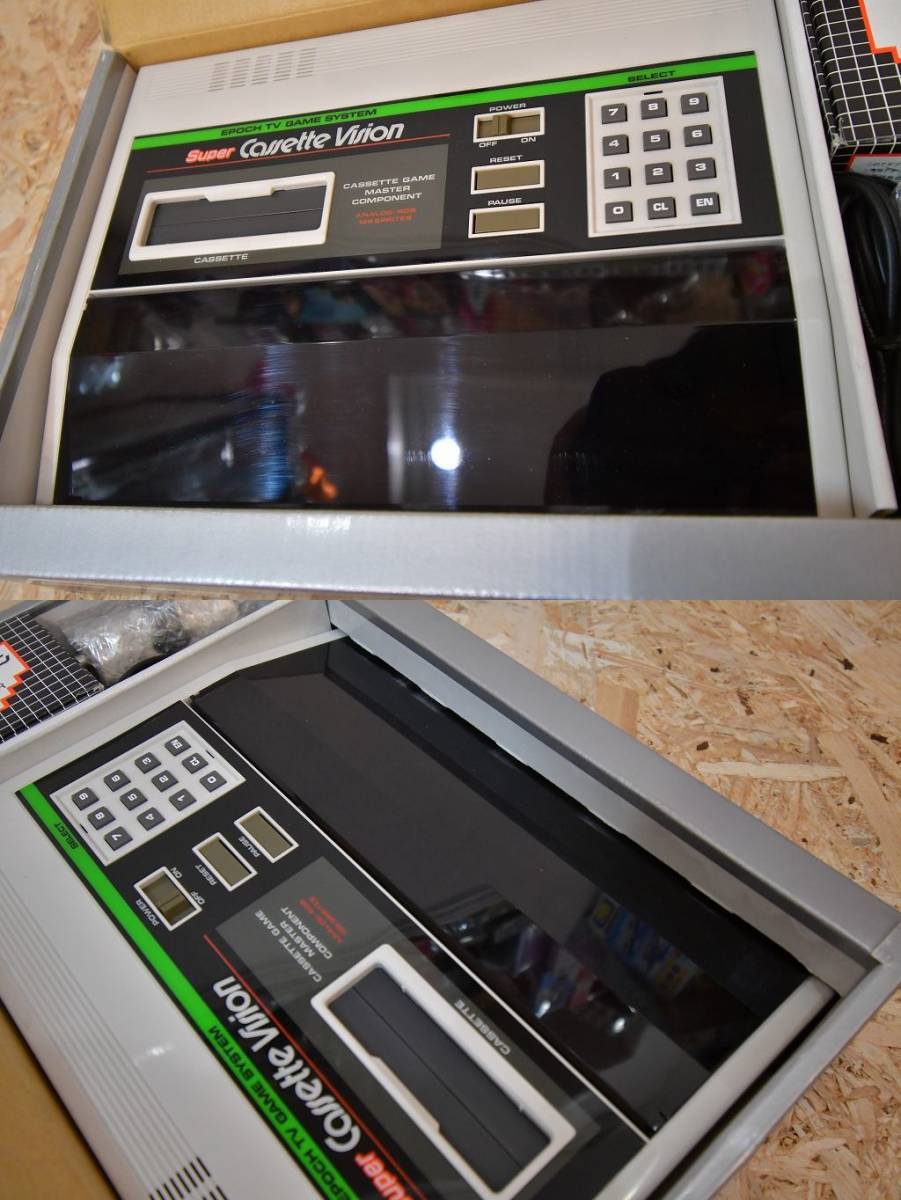 希少！Super Cassette Vision ゲームシステム Epoch Video Game Console Super Cassette Vision New Unopened