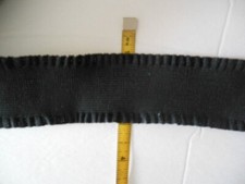 2" wide BLACK Elastic, NEW off of the reel, sold by the yard