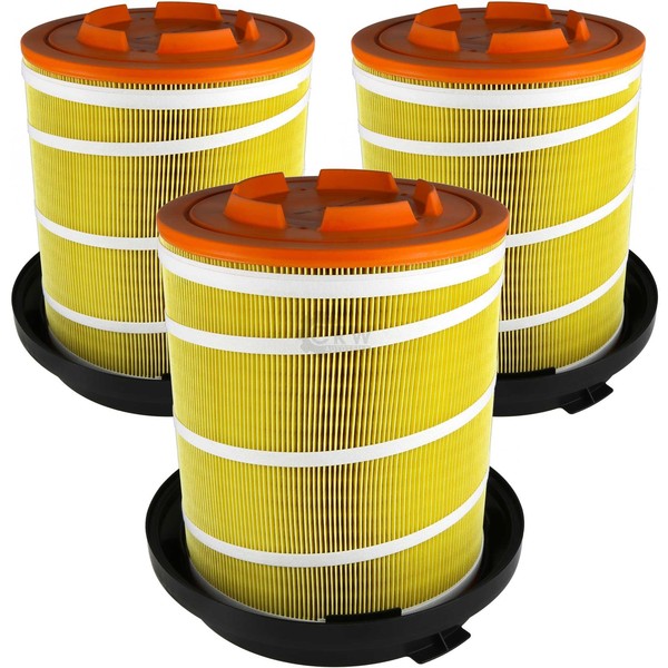 3X Mahle / Knecht Luftfilter LX 3480 KIT Air Filter-image