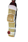 Radko Gingerbread Man Ornament w/Santa hat Bow-tie Candy Cane Sweater 5" Glass — photo 10