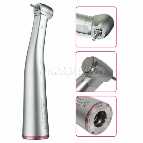 Dental E Type LED Brushless Micro Motor / 1:5 Fiber Optic Contra Angle Handpiece - Picture 34 of 45