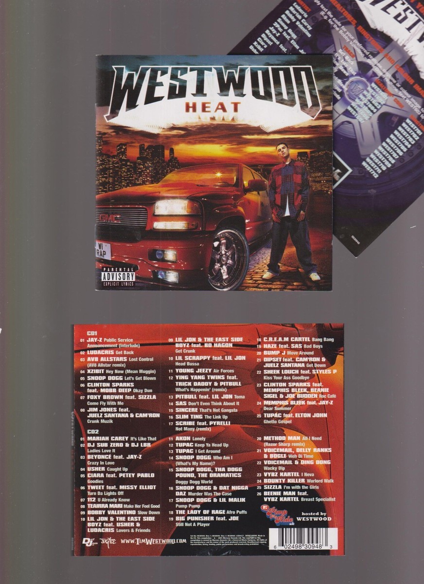 Various Artists : Westwood - Heat 2 CD DOUBLE ALBUM EXCELLENT CONDITION