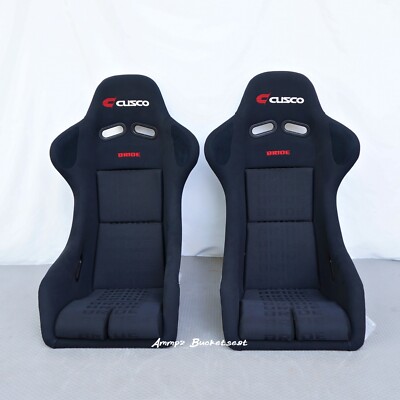 Bride ZETA III x CUSCO Bucket Seat With Headrest | Black | Cloth