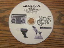 Musicman Audio Repair Service owner manuals on 1 dvd in pdf format 