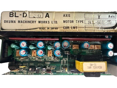 OKUMA BL-D 50A SERVO DRIVE BLD50A E4809-770-015-A Y-Axis  BL-50E-20 Ships Free