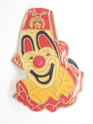 ヴィンテージ ピエロ ピンバッジ Clown Pin Shriner Clown Vintage Lapel Pin | eBay