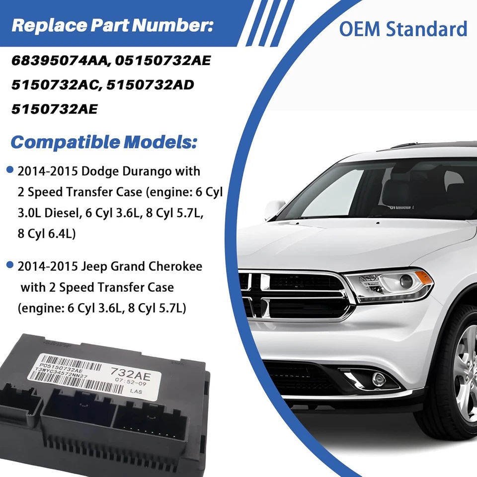 Módulo de control de caja de transferencia P05150732AE 05150732AE para Jeep Grand Cherokee Foto 4 de 4