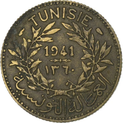[#1252086] Tunesien, Anonymous, Franc, 1941, Paris, Aluminum-Bronze, SS, KM:247 - Bild 1 von 2