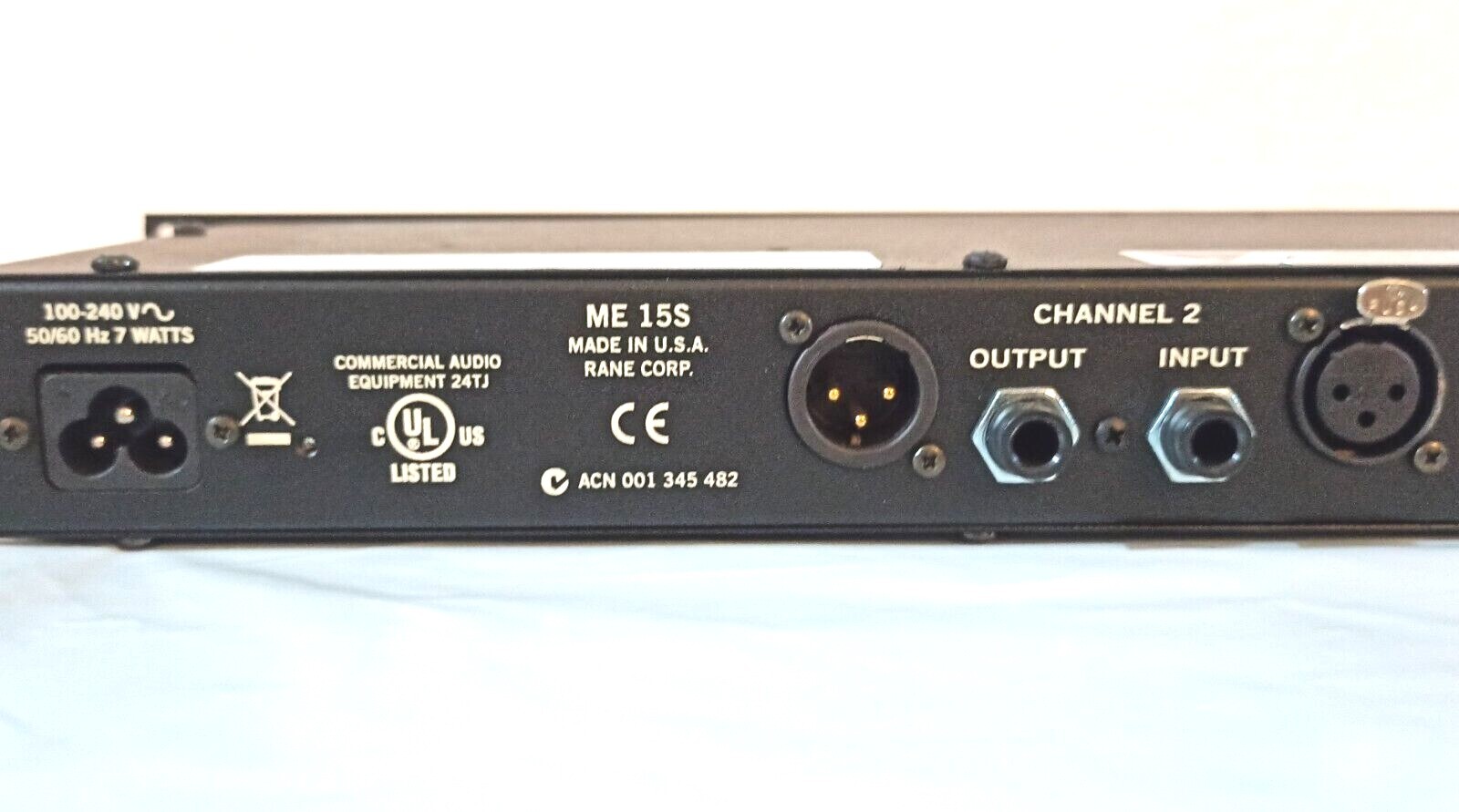 Rane ME15S Micrographic Equalizer TwoChannel Audio Equipment 24TJ