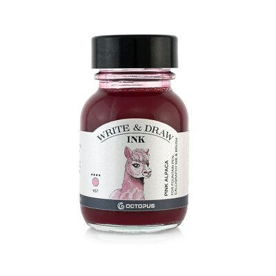 Octopus Write&Draw Ink,Kombination aus Tinte und Tusche,Pink Alpaca,50ml