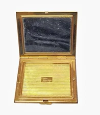 Vintage Elgin American Powder Compact Mirror Beautiful Gold Tone MCM