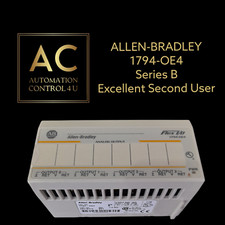 ALLEN BRADLEY FLEX I/O 1794-OE4 SERIES B ANALOG OUTPUT MODULE