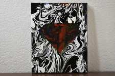 NEW, ORIGINAL, ACRYLIC PAINTING "PHANTOM ZONE" (8"X10")