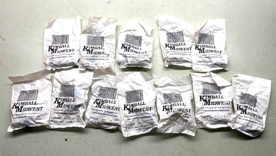 KIMBALL MIDWEST Stainless Steel Male Elbow Fitting Lot