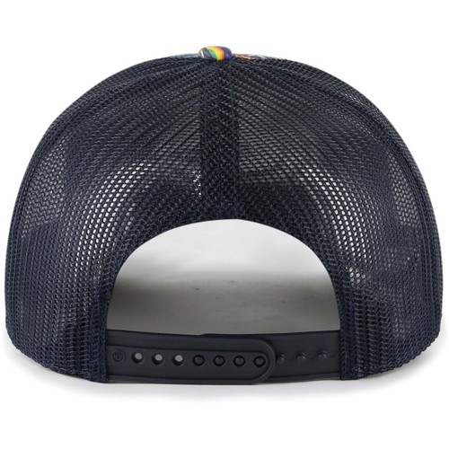 Youth '47 Navy Miami Marlins Jungle Gym Adjustable Trucker Hat - 第 2/2 張圖片