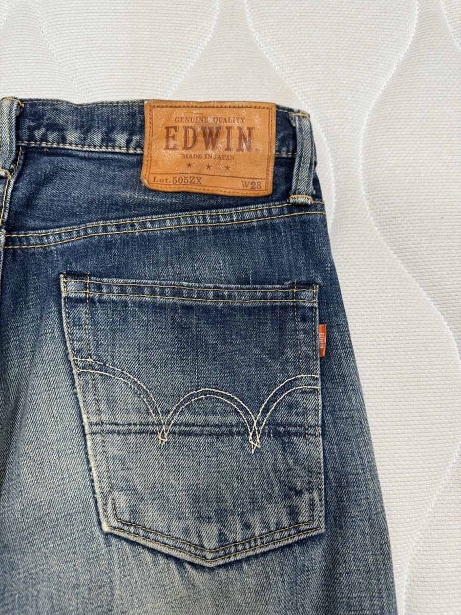 Rare Vintage Edwin 505ZX Orange Tab Selvedge Jeans (RJP-08) | eBay