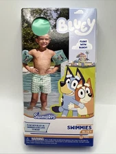 SwimWays Bluey Swimmies Arm Floaties Kids Age 3-5 Pool Swim Help Float Brand New