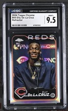 2024 Topps Chrome #44 Elly De La Cruz RC Image Variation Press Conference SSP