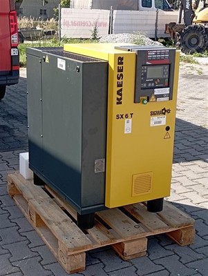Schraubenkompressor KAESER SX6 T 4 kW 0,27 m³/min 8 bar mit eingebautem Trockner