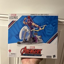 Marvel Legends Hawkeye & Sky Cycle Avengers 60th Anniversary
