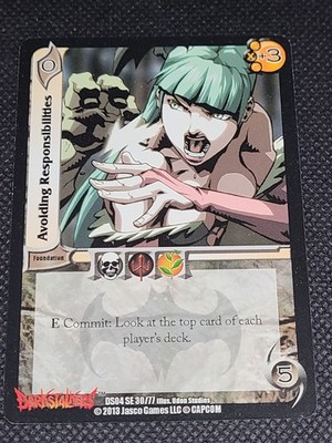 Avoiding Responsibilities UniVersus CCG DarkStalkers #30/77