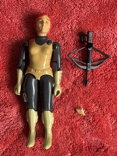 1982 Vintage Hasbro Gijoe Scarlett Straight Arm Action Figure Complete
