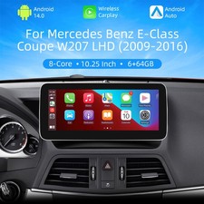10.25" Android 14 Autoradio CarPlay 64GB Für Mercedes E-Klasse W207/A207 NTG4.5 10.25" Android 14 Autoradio CarPlay 64GB Für Mercedes E-Klasse W207/A207 NTG4.5