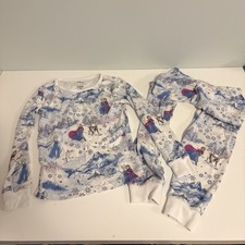 Janie and Jack X Disney Frozen Kids Pajama Set Size 8 Snug Fitting