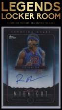 2023-24 Topps Midnight #SMA-RHA Rip Hamilton Stroke of Midnight Autographs