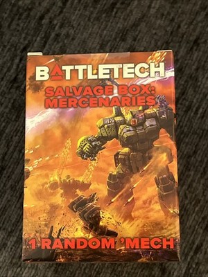 *FREE US SHIPPING, NEW & SEALED* BattleTech Salvage Box: Mercenaries