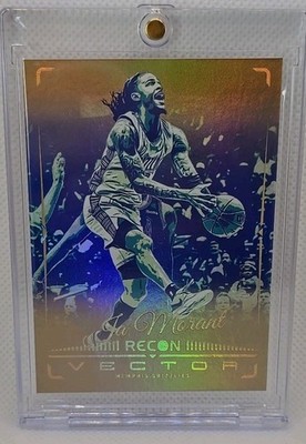 Ja Morant - *GOLD* $ **02/10**  2023-24 Panini Recon - Vector #16 - RARE!!!