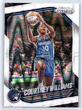 COURTNEY WILLIAMS - 2025 Panini WNBA Prizm #69 - Seismic White - Minnesota Lynx