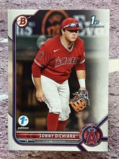 Sonny DiChiara 2022 Bowman 1st Edition #BD-16 Los Angeles Angels