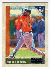 YORDAN ALVAREZ 2022 Diamond Kings #26 ARTIST'S PROOF BLUE PARALLEL