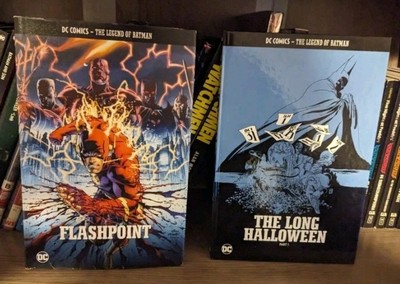 Flashpoint special edition and Batman the long Halloween part 1 fanhome copies.