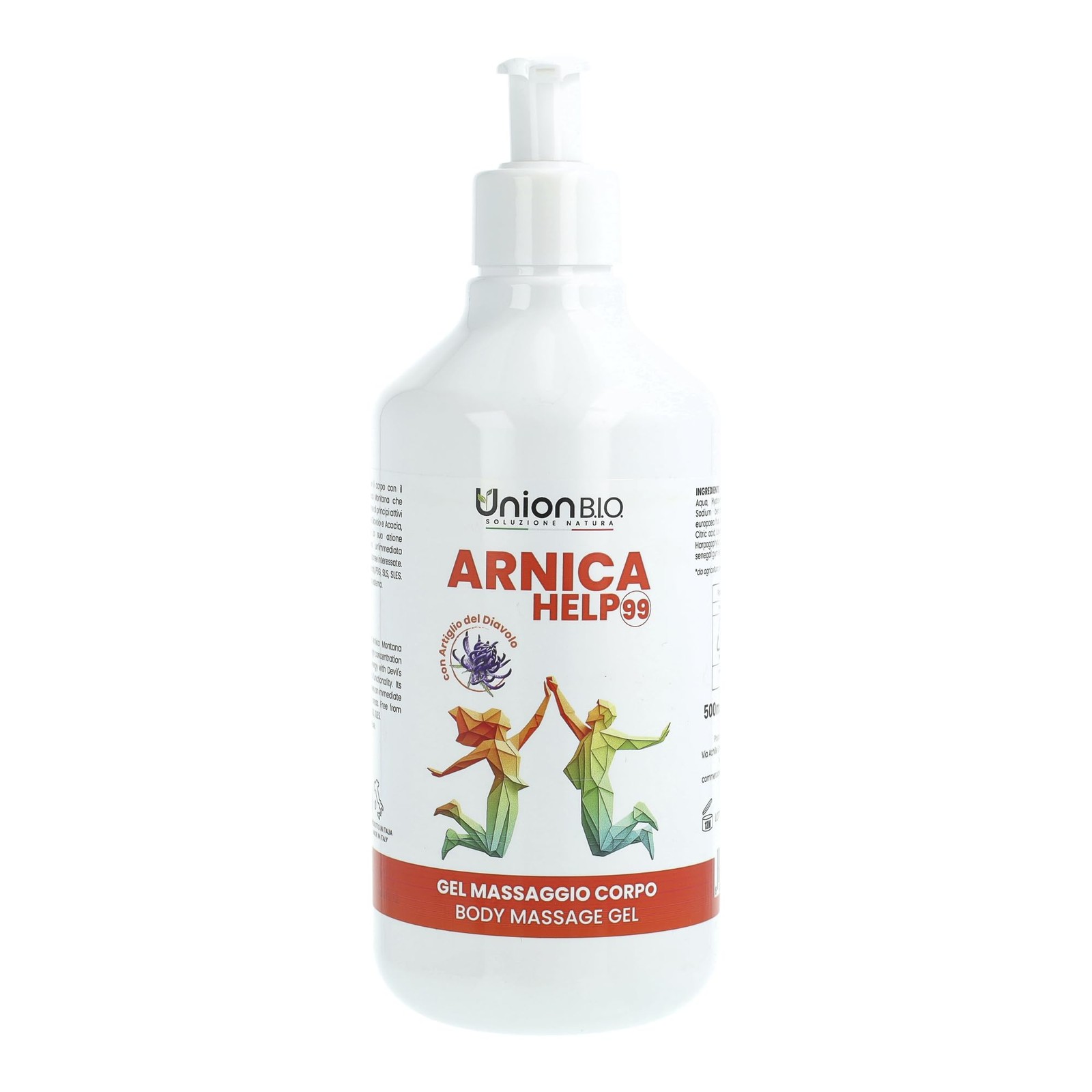 UNION B I O SOLUZIONE NATURA ARNICA HELP99 Gel per il massaggio corpo con Arnica