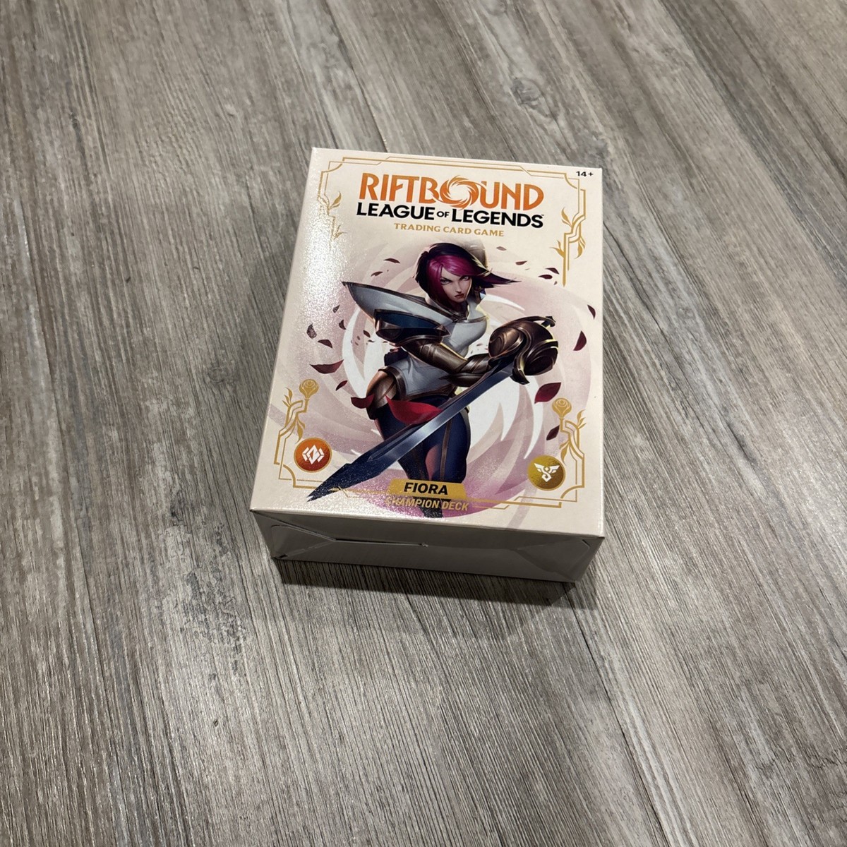 Fiora Riftbound League of Legends Spiritforged Starter Deck SEALED & IN HAND Fiora Riftbound League of Legends Spiritforged Starter Deck SEALED & IN HAND