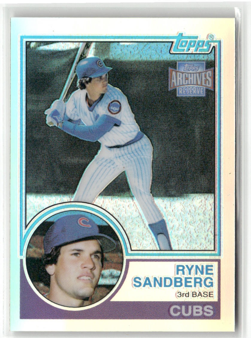 2001 TOPPS ARCHIVES RESERVE #71 RYNE SANDBERG CHICAGO CUBS