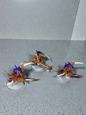   Warhammer 40k Lot Of 3 Tyranid Warriors Painted