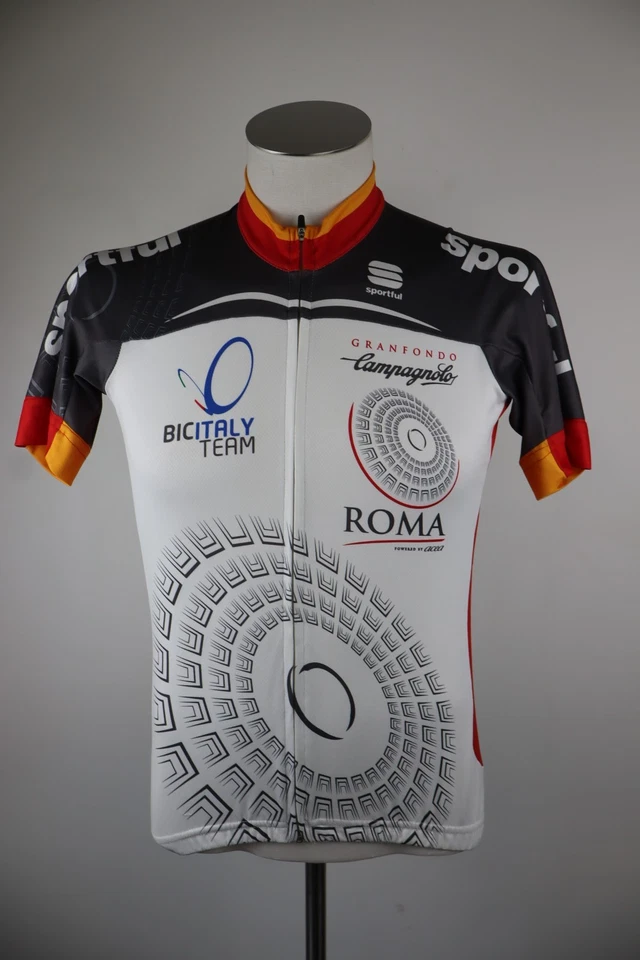 SPORTFUL Campagnolo Maillot Cyclisme Homme M Manche Courte Vintage Multicolore - Photo 1/4