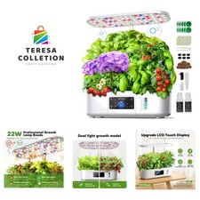 12-Pod Hydroponic Herb Garden with Adjustable Height - Perfect for Urban Spaces