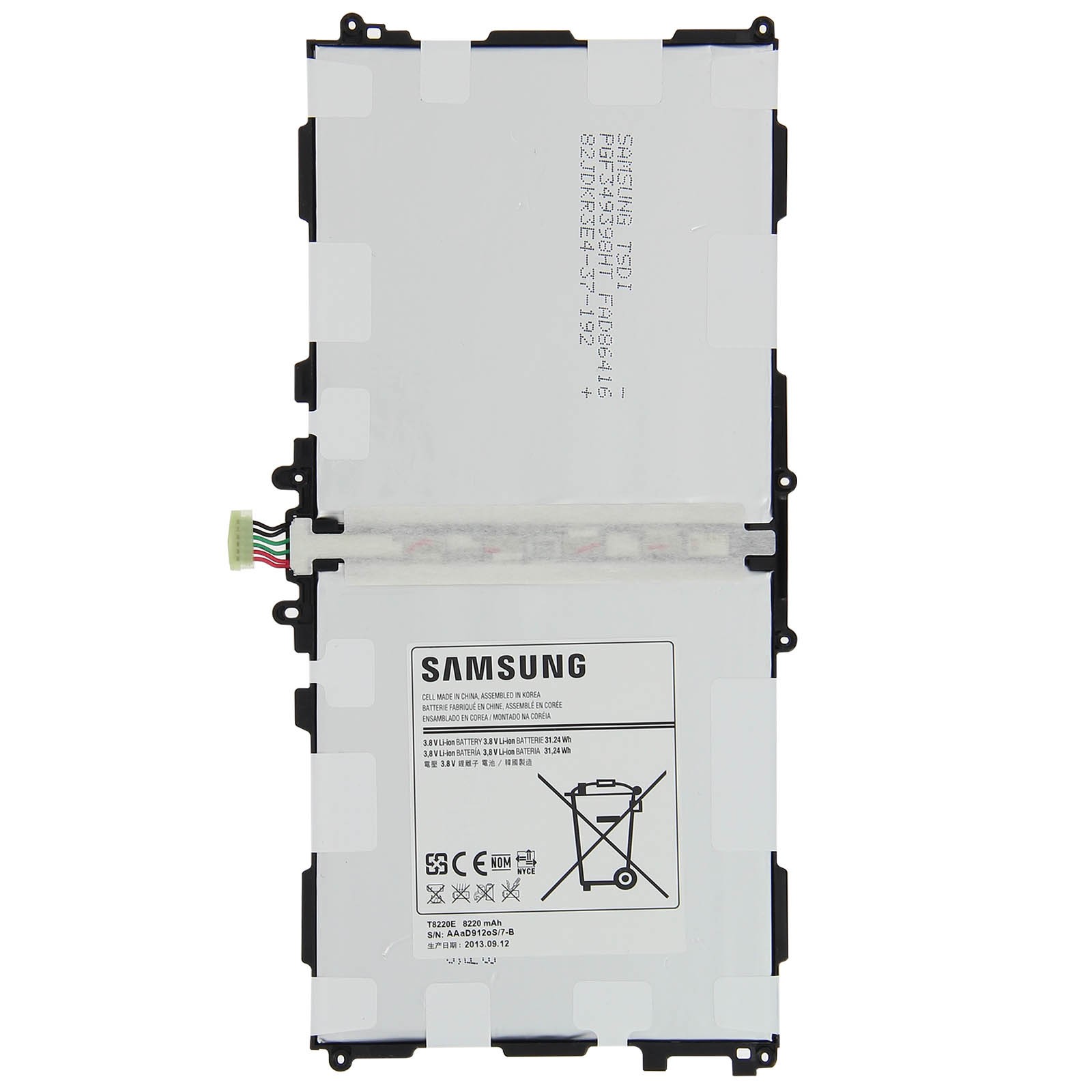 Batterie T8220E haute capacité 8220 mAh pour Galaxy Tab Pro 10.1