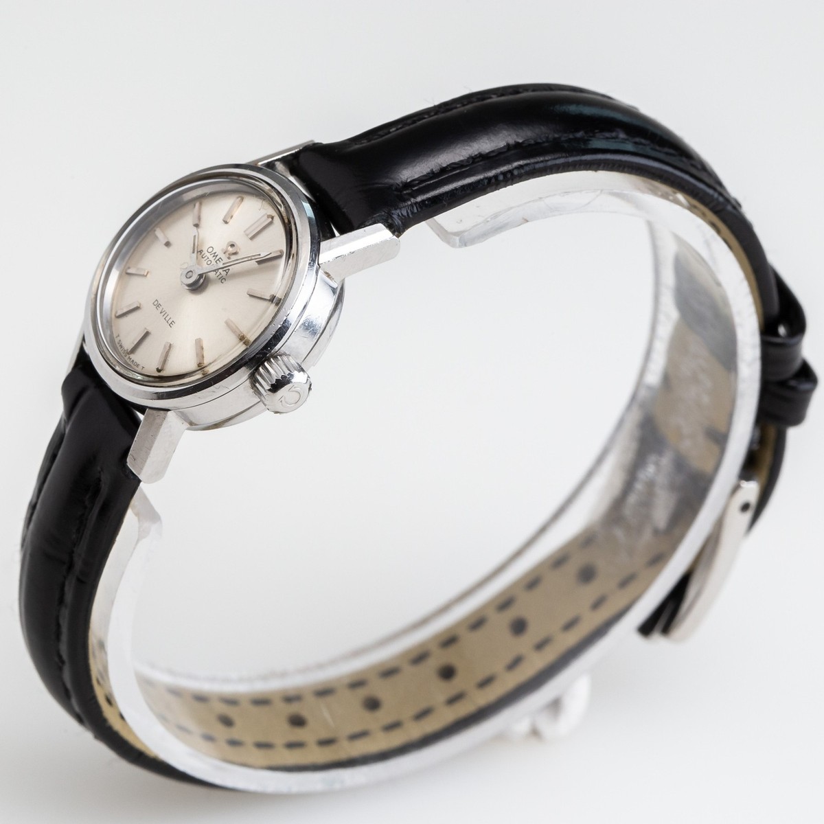 Omega De Ville Automatic Ladies Vintage Silver Cocktail