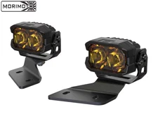 Morimoto 2Banger NCS Yellow Spot Beam A-Pillar Light Kit For 2021+ Ford Bronco
