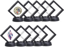 3D Floating Frame with Stand, Challenge Coin Display Holder, Floating Display, 2