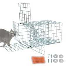Animal One Way Exit Door - 6" Excluder Device for Raccoon, Squirrel, Skunk Tr...
