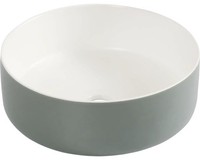 Differnz Aufsatzwaschbecken Mira 36 X 36 Cm GrüN/Weiß 38.009.05