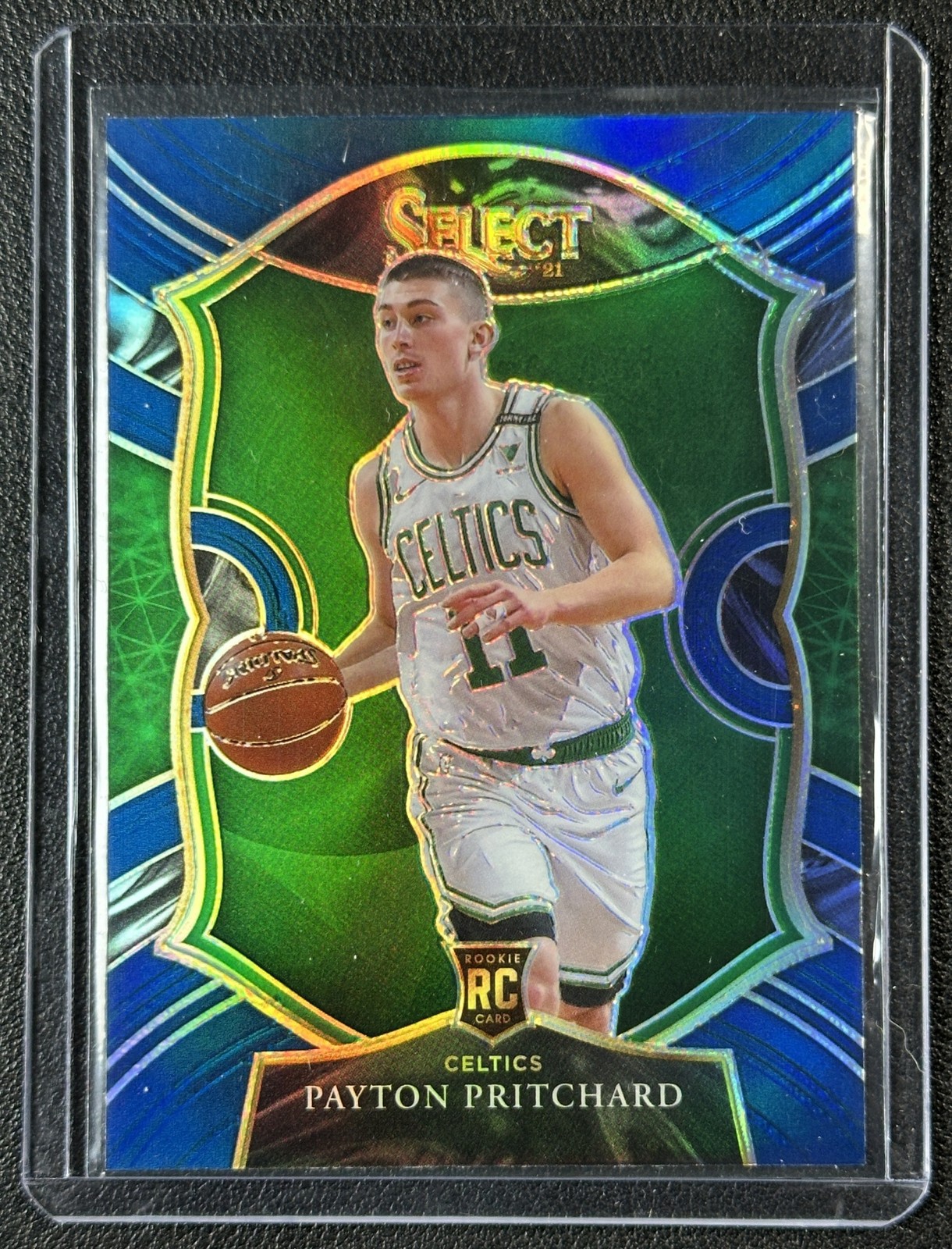 PAYTON PRITCHARD 2020-21 PANINI SELECT #86 ROOKIE BLUE PRIZM RC CELTICS