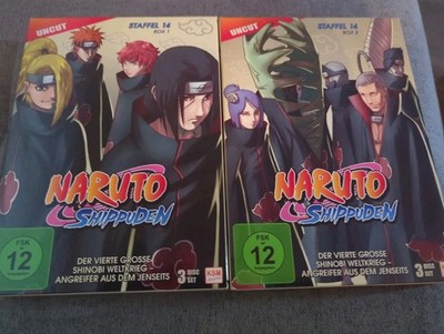 DVD - Naruto Shippuden Staffel 14 Box 1&2